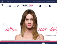 Tablet Screenshot of happyhair.hu