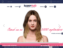 Tablet Screenshot of happyhair.sk